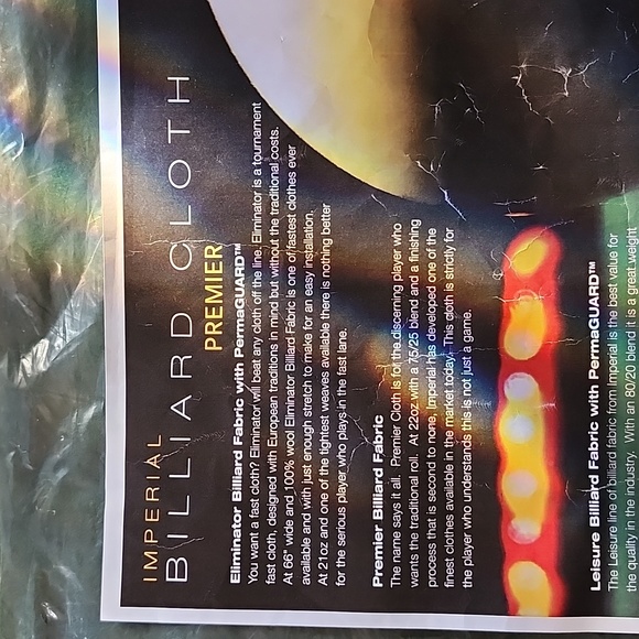 Billiard Cloth Imperial International - Picture 2 of 7